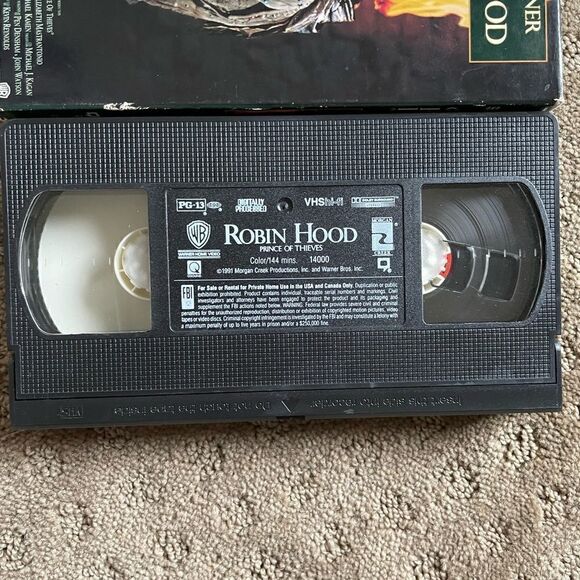 Vintage Robin Hood - Prince of Thieves VHS - Picture 8 of 10